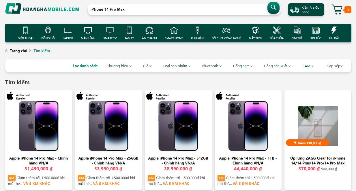 Iphone 14 Pro Max bao nhiêu tiền? So sánh giá tại các cửa hàng lớn